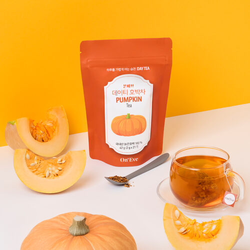 온이브 데이티 호박차 연출컷