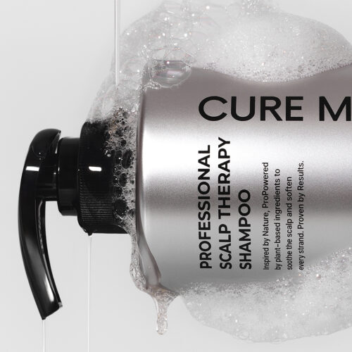 큐어모넨트 프로페셔널 스칼프 테라피 샴푸 연출컷