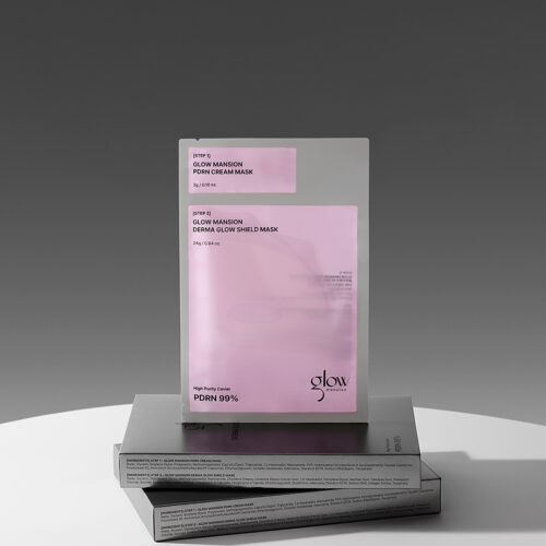 글로우맨션 더마 글로우 쉴드 마스크 연출컷
