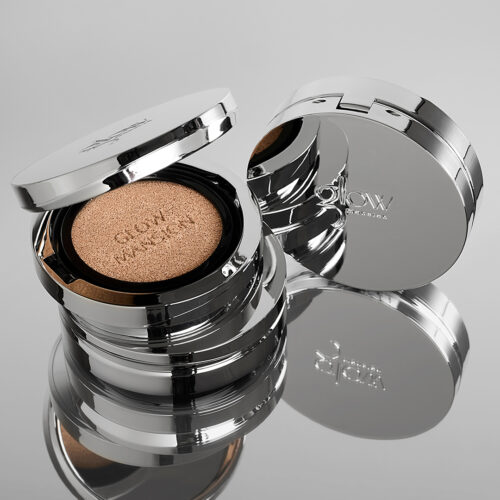 글로우맨션 글래스 듀 스킨 쿠션(2color) 연출컷