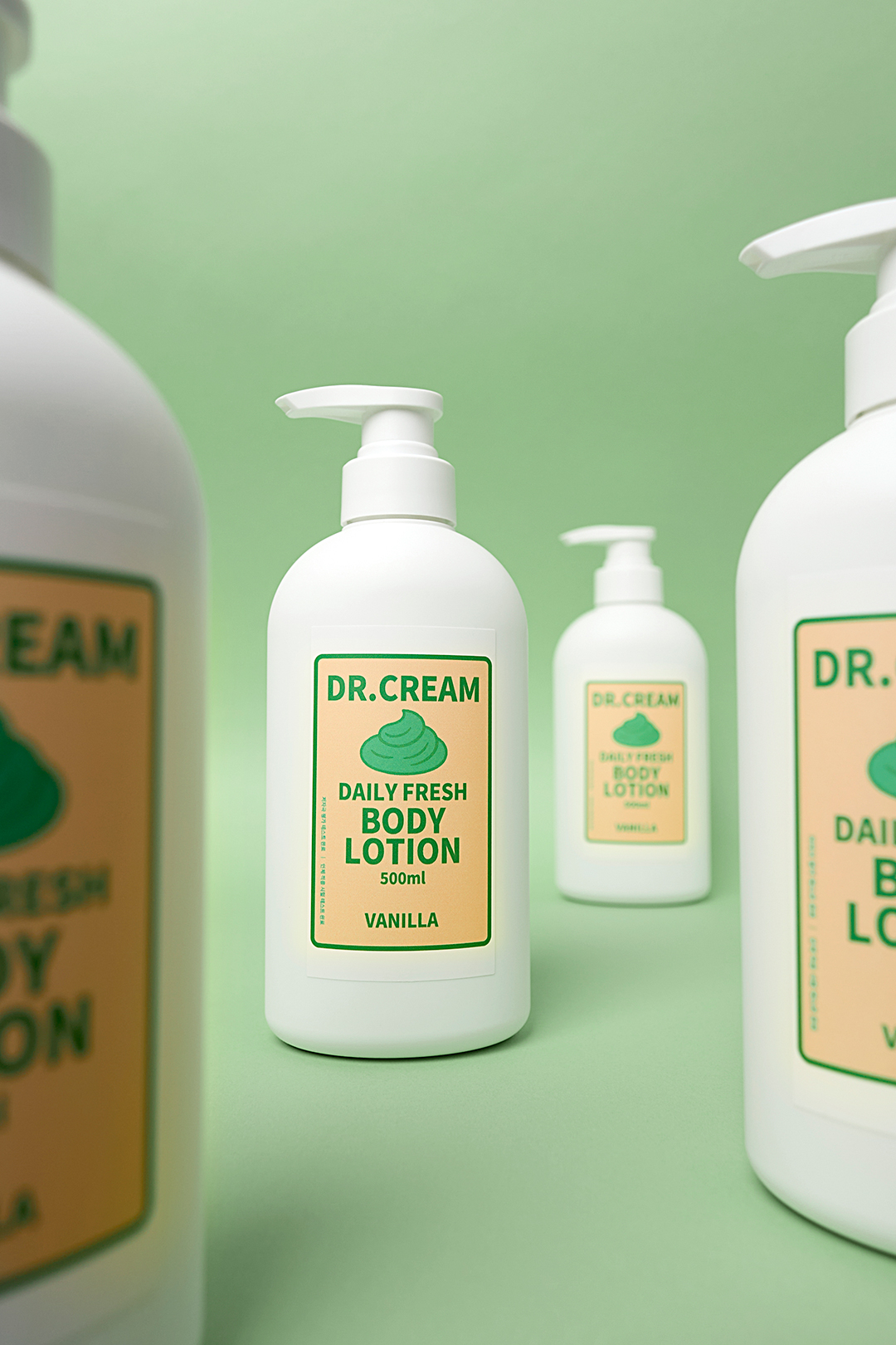 닥터크림 데일리 프레쉬 바디로션 연출컷