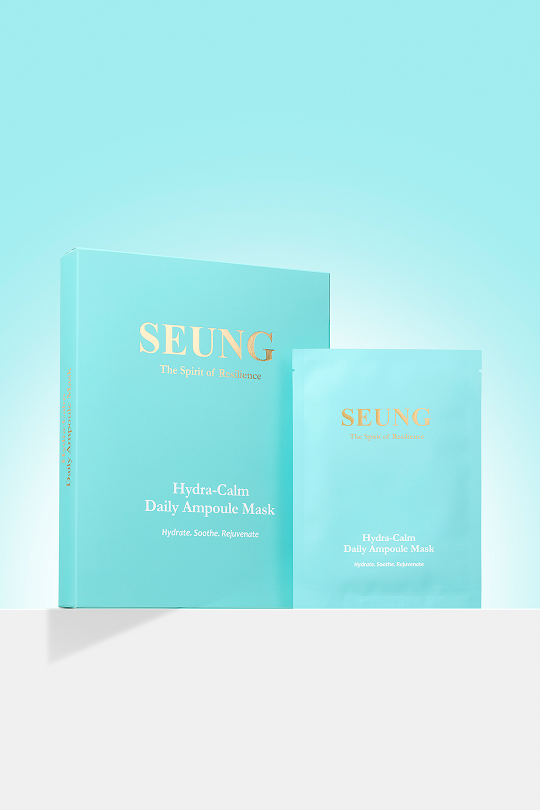 SEUNG 하이드라 캄 데일리 앰플 마스크 연출컷